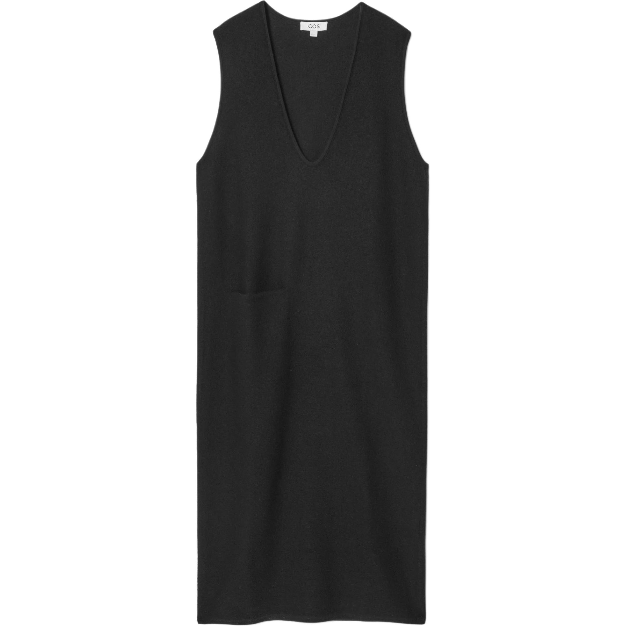 COS Женское черное платье без рукавов
COS Женское черное платье без рукавов