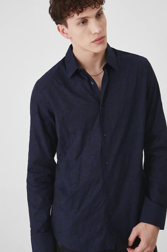 Хлопковая рубашка Medicine, темно-синий
Хлопковая рубашка Medicine, темно-синий