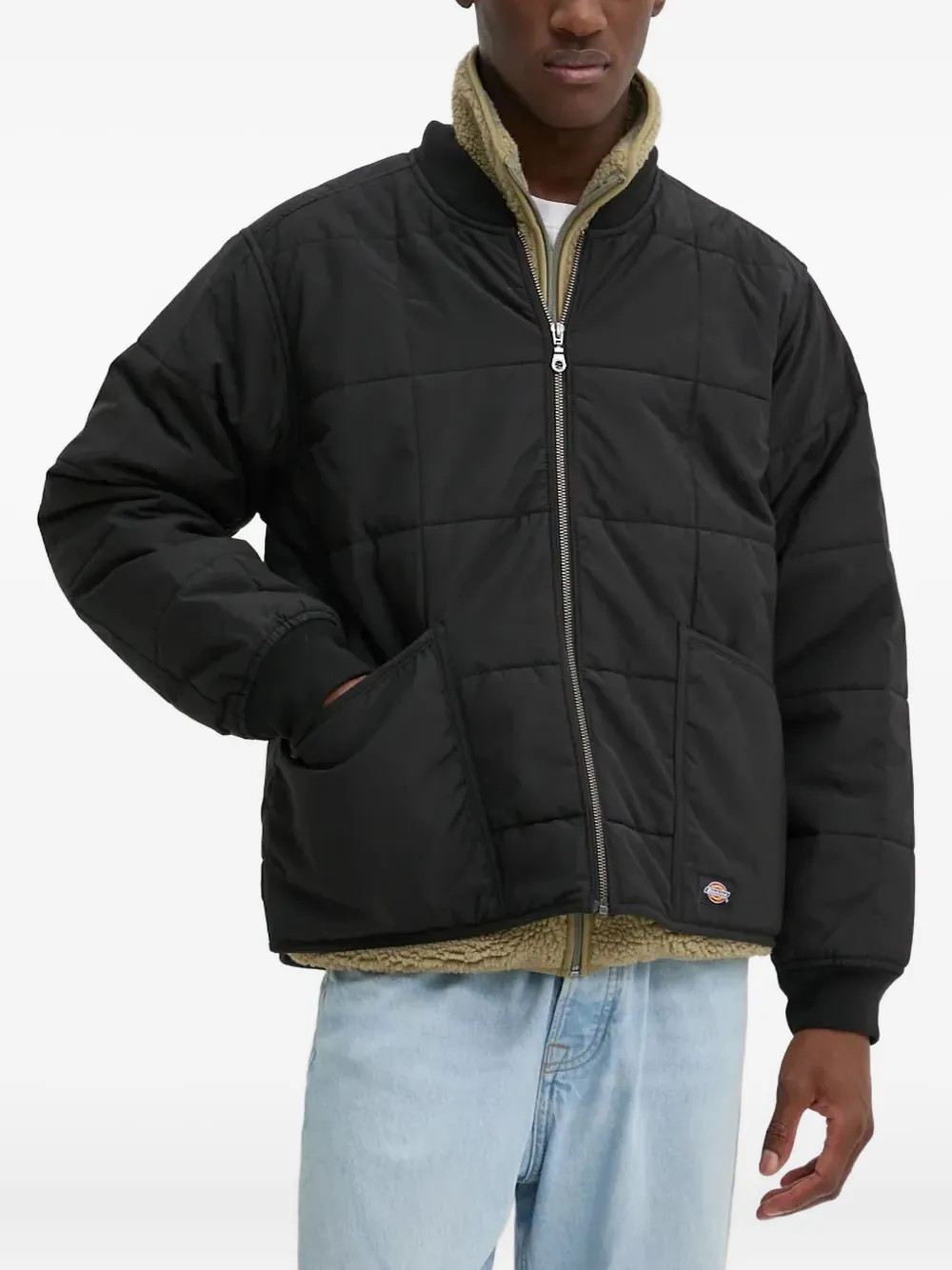 Стеганая куртка на молнии Dickies, черный
Стеганая куртка на молнии Dickies, черный