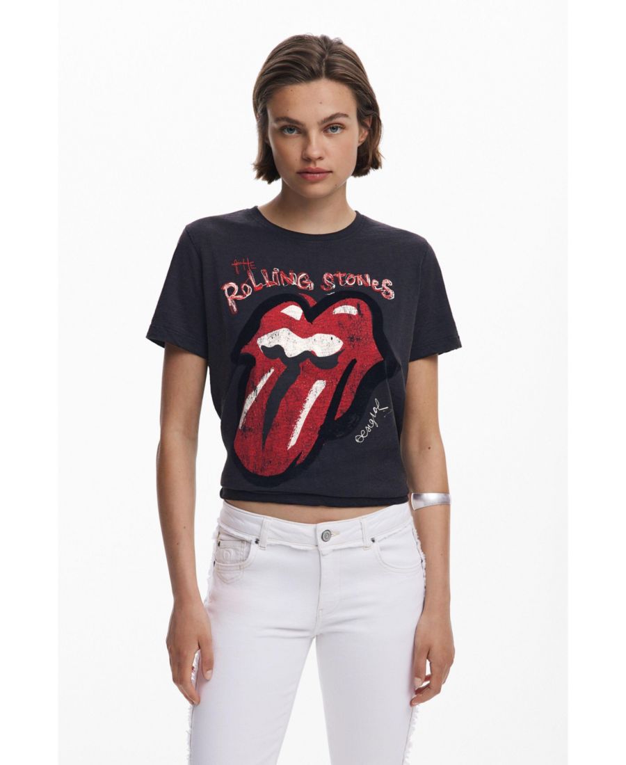 Женская футболка с коротким рукавом Rolling Stones Desigual, Black, Черный, Женская футболка с коротким рукавом Rolling Stones Desigual, Black
Женская футболка с коротким рукавом Rolling Stones Desigual, Black, Черный, Женская футболка с коротким рукавом Rolling Stones Desigual, Black