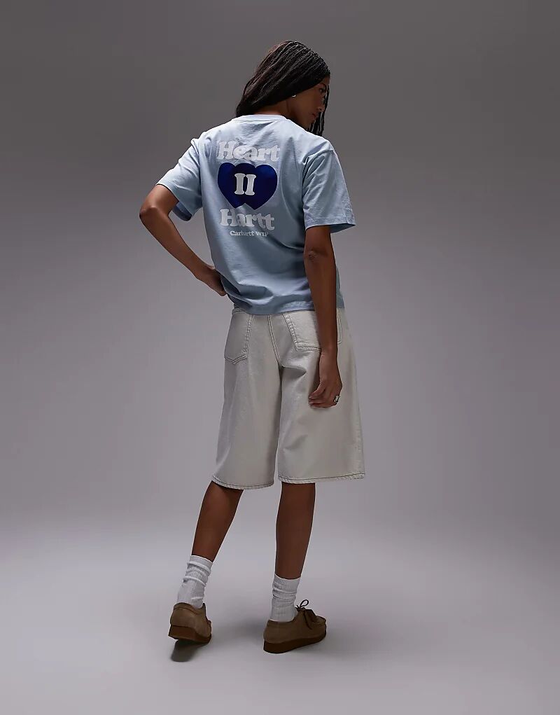 Футболка Carhartt WIP Heart II с мотивом hartt на спине, синего цвета
Футболка Carhartt WIP Heart II с мотивом hartt на спине, синего цвета