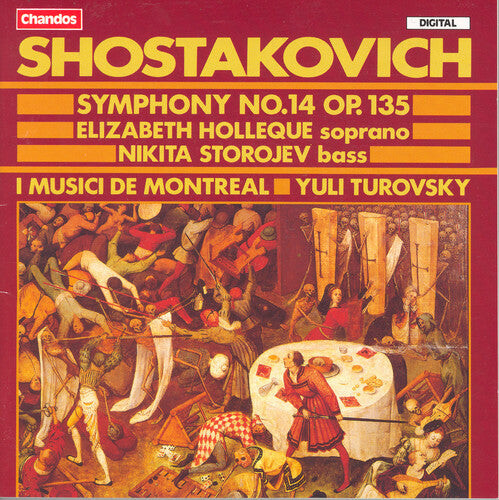 CD диск Shostakovich / Turovsky / I Musici De Montreal: Symphony 14
CD диск Shostakovich / Turovsky / I Musici De Montreal: Symphony 14