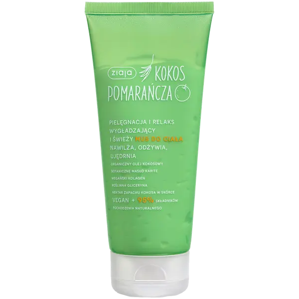 Разглаживающий и увлажняющий мусс для тела, снимающий стресс, 200 мл Ziaja Kokos pomarańcza
Разглаживающий и увлажняющий мусс для тела, снимающий стресс, 200 мл Ziaja Kokos pomarańcza