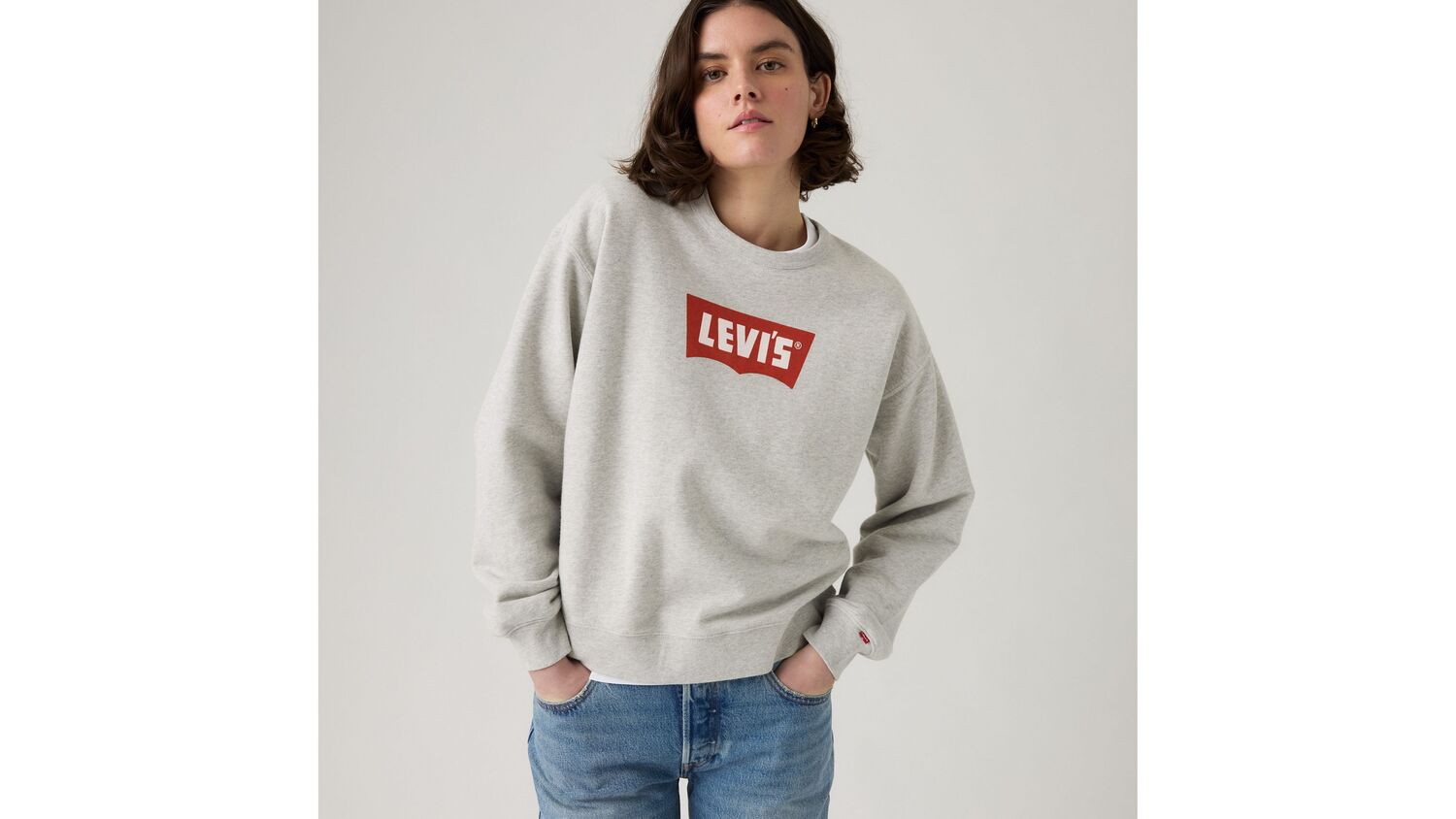 Толстовка Graphic Iconic Heritage с круглым вырезом Levi's, Heather Gray - Grey
Толстовка Graphic Iconic Heritage с круглым вырезом Levi's, Heather Gray - Grey