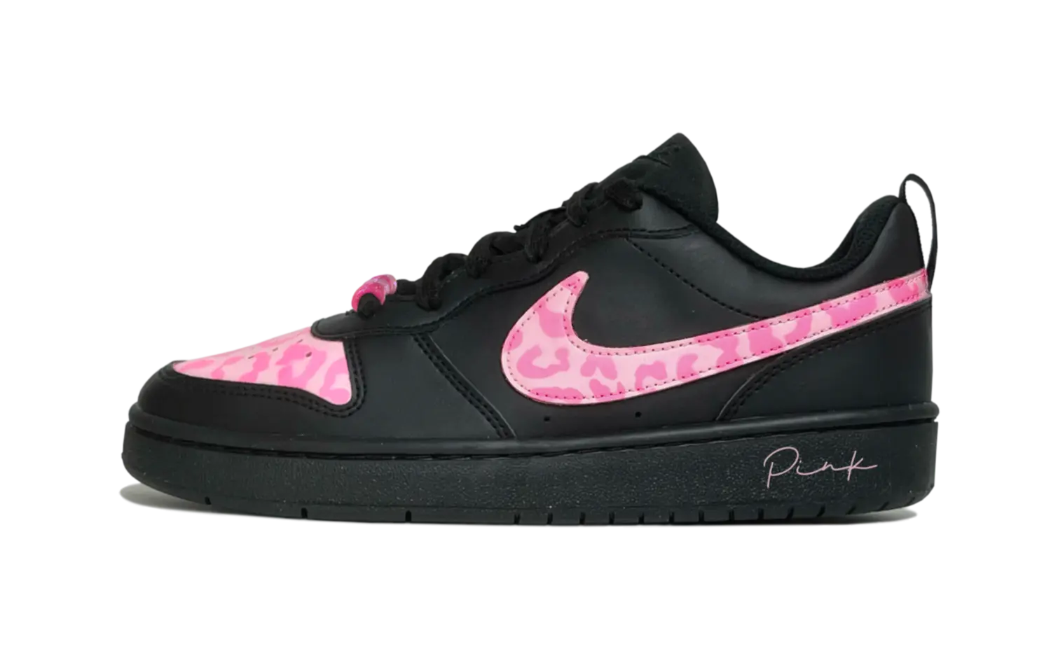 Детские, подростковые, противоскользящие, износостойкие, низкие кроссовки для скейтбординга Court Borough Nike, черный 
Детские, подростковые, противоскользящие, износостойкие, низкие кроссовки для скейтбординга Court Borough Nike, черный