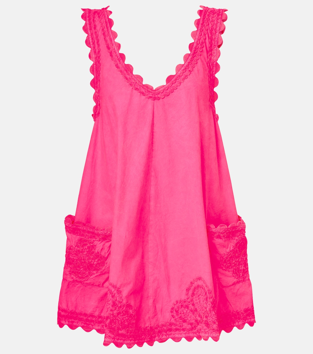 Вышитое мини-платье из хлопкового поплина Juliet Dunn, Indian Pink
Вышитое мини-платье из хлопкового поплина Juliet Dunn, Indian Pink