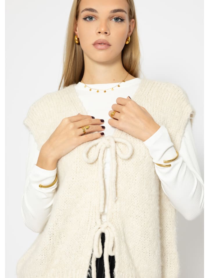Свитер-жилет SASSYCLASSY Strickweste mit Bindenbänder, белый
Свитер-жилет SASSYCLASSY Strickweste mit Bindenbänder, белый