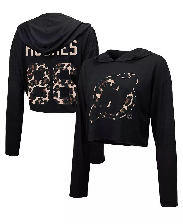 Женская тема Джек Хьюз Черный Нью-Джерси Девилс Леопардовый принт Имя и номер укороченный свитшот с капюшоном Majestic
Женская тема Джек Хьюз Черный Нью-Джерси Девилс Леопардовый принт Имя и номер укороченный свитшот с капюшоном Majestic