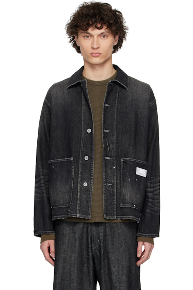 Черная выстиранная джинсовая куртка LW Neighborhood
Черная выстиранная джинсовая куртка LW Neighborhood