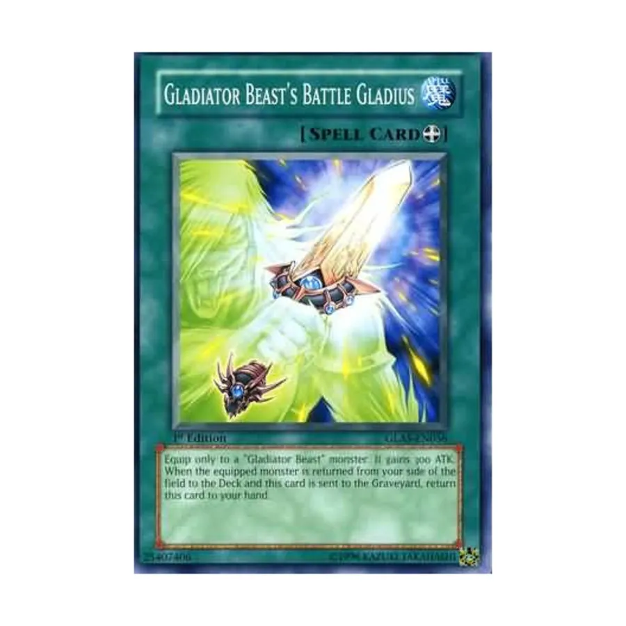 CCG Боевой гладиус зверя-гладиатора (обычный), Yu-Gi-Oh - Gladiator's Assault - Singles
CCG Боевой гладиус зверя-гладиатора (обычный), Yu-Gi-Oh - Gladiator's Assault - Singles