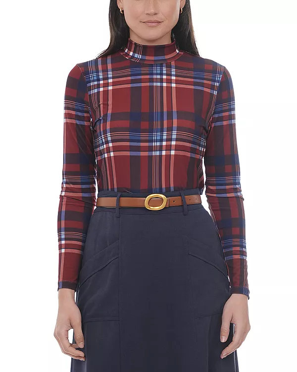 Топ с воротником-стойкой и принтом Point, красный
Топ с воротником-стойкой и принтом Point, красный