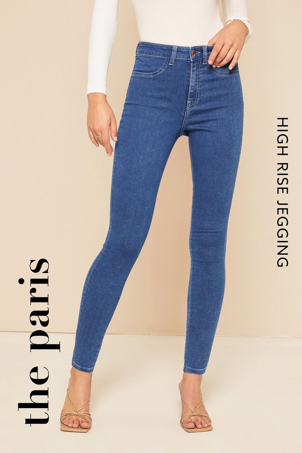 Джеггинсы с высокой талией Friends Like These, синий
Джеггинсы с высокой талией Friends Like These, синий