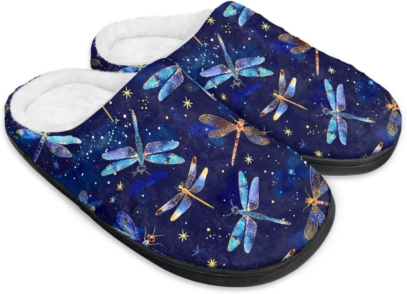 Домашние тапочки с принтом для женщин и мужчин, зимние теплые плюшевые тапочки с нескользящей подошвой для дома и улицы Noprintge, Dragonfly
Домашние тапочки с принтом для женщин и мужчин, зимние теплые плюшевые тапочки с нескользящей подошвой для дома и улицы Noprintge, Dragonfly