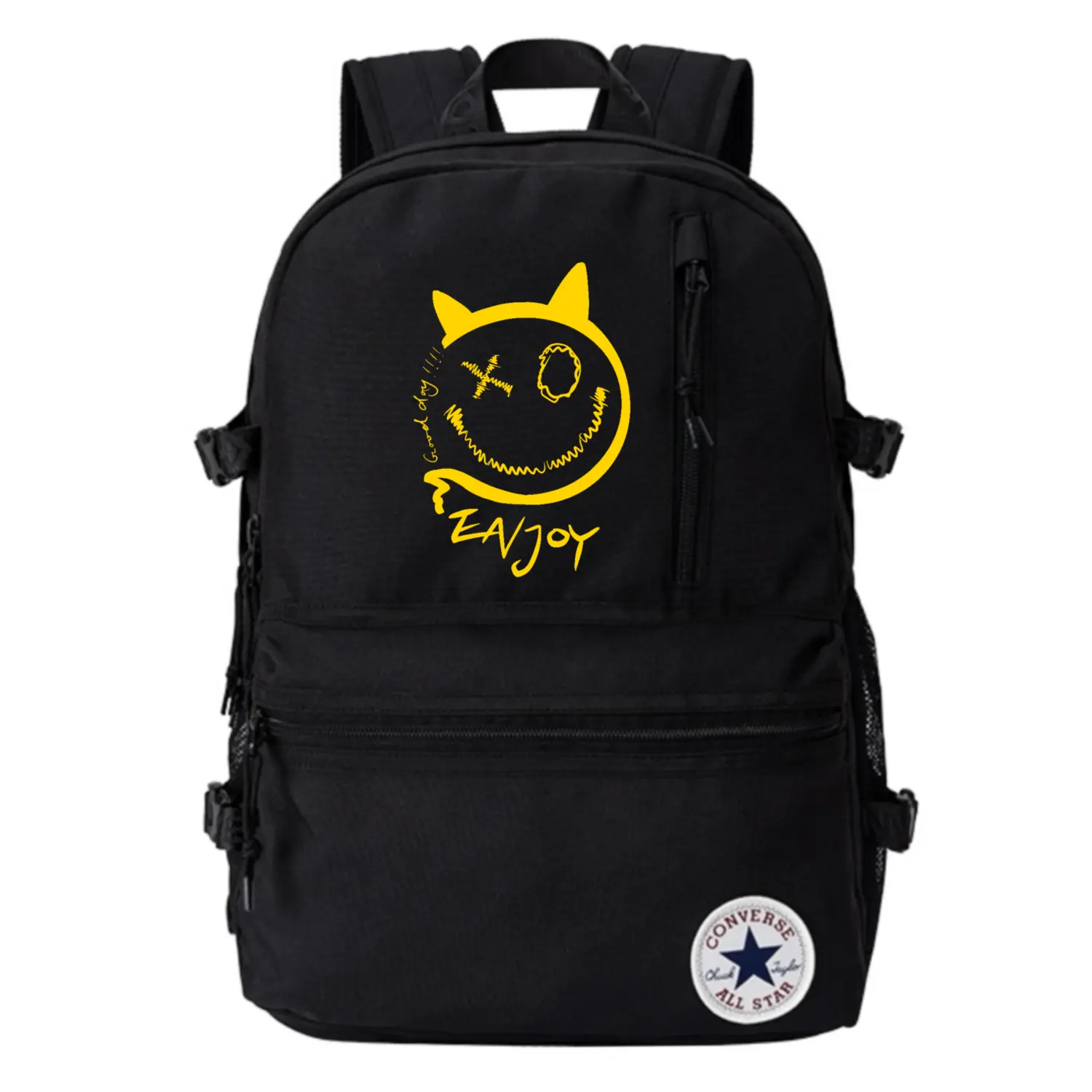 Converse Полиэстеровый рюкзак среднего размера унисекс черный, Demon
Converse Полиэстеровый рюкзак среднего размера унисекс черный, Demon