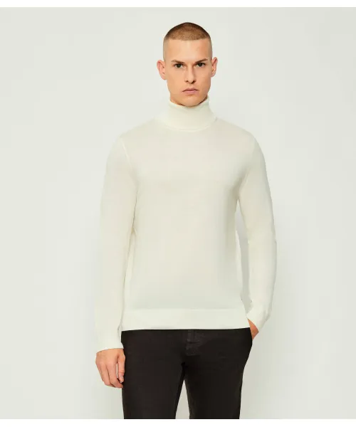 Шерстяной свитер с высоким воротом Modern fit Joop!, бежевый 
Шерстяной свитер с высоким воротом Modern fit Joop!, бежевый