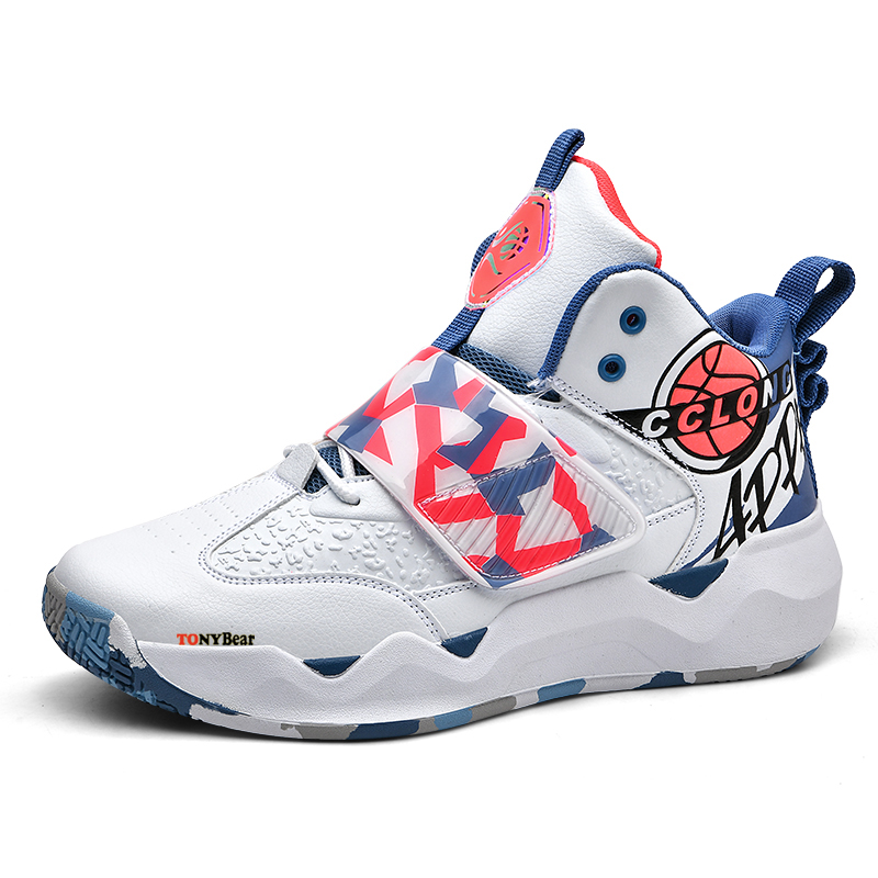 TONYBEAR Скользоустойчивые баскетбольные кроссовки мужские высокие бело-голубые, цвет White Blue
TONYBEAR Скользоустойчивые баскетбольные кроссовки мужские высокие бело-голубые, цвет White Blue