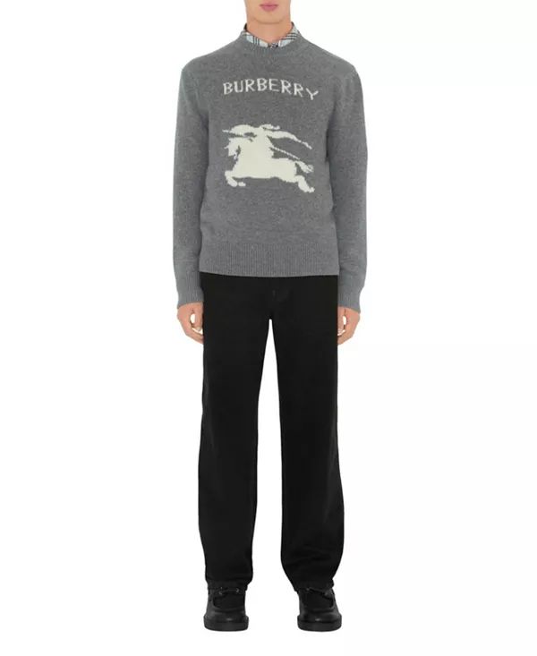 Шерстяной кашемировый свитер Ekd Burberry, серый
Шерстяной кашемировый свитер Ekd Burberry, серый