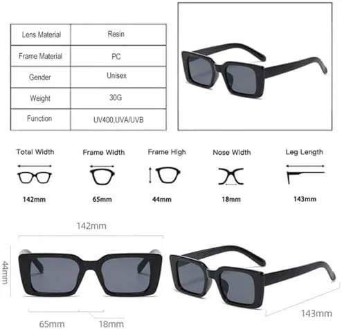 Женские солнцезащитные очки маленького прямоугольного янтарного цвета в стиле ретро с защитой от УФ-излучения UV400, мужские солнцезащитные очки MTZJH, 7
Женские солнцезащитные очки маленького прямоугольного янтарного цвета в стиле ретро с защитой от УФ-излучения UV400, мужские солнцезащитные очки MTZJH, 7