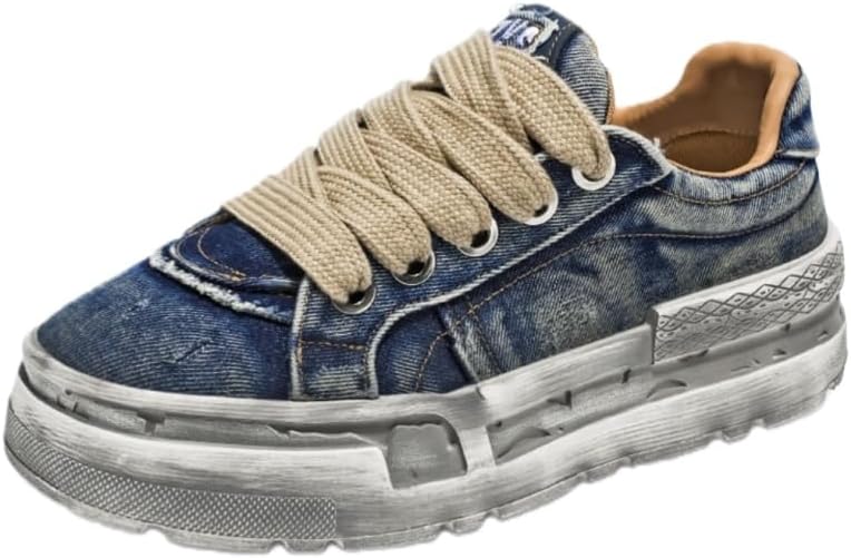 Мужские повседневные кроссовки с толстой подошвой, ретро, с круглым носком - модные, увеличивающие рост, на все сезоны, для школы и на улицу Fusecottc, синий
Мужские повседневные кроссовки с толстой подошвой, ретро, с круглым носком - модные, увеличивающие рост, на все сезоны, для школы и на улицу Fusecottc, синий