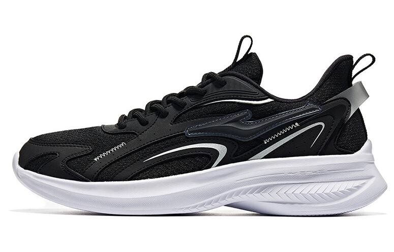 Кроссовки мужские низкие черный/белый/серебряный Erke 
Кроссовки мужские низкие черный/белый/серебряный Erke