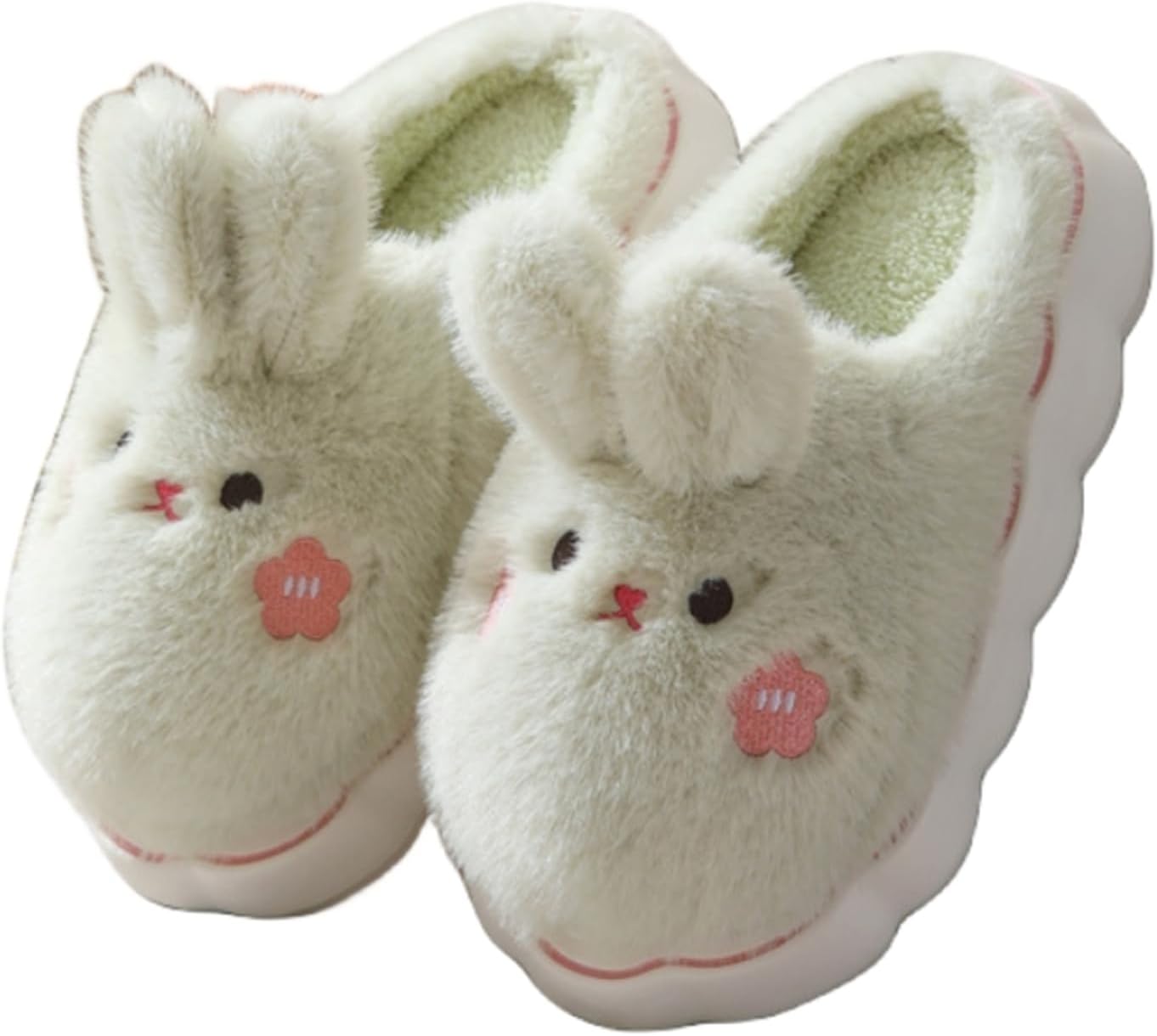 Хлопковые домашние тапочки LICHENHAO с изображением кролика - мультяшные домашние тапочки для мужчин и женщин, светло-зеленый
Хлопковые домашние тапочки LICHENHAO с изображением кролика - мультяшные домашние тапочки для мужчин и женщин, светло-зеленый