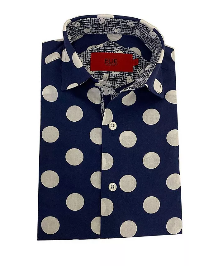 Рубашка в горошек с длинным рукавом для больших мальчиков синяя Elie Balleh, синий
Рубашка в горошек с длинным рукавом для больших мальчиков синяя Elie Balleh, синий