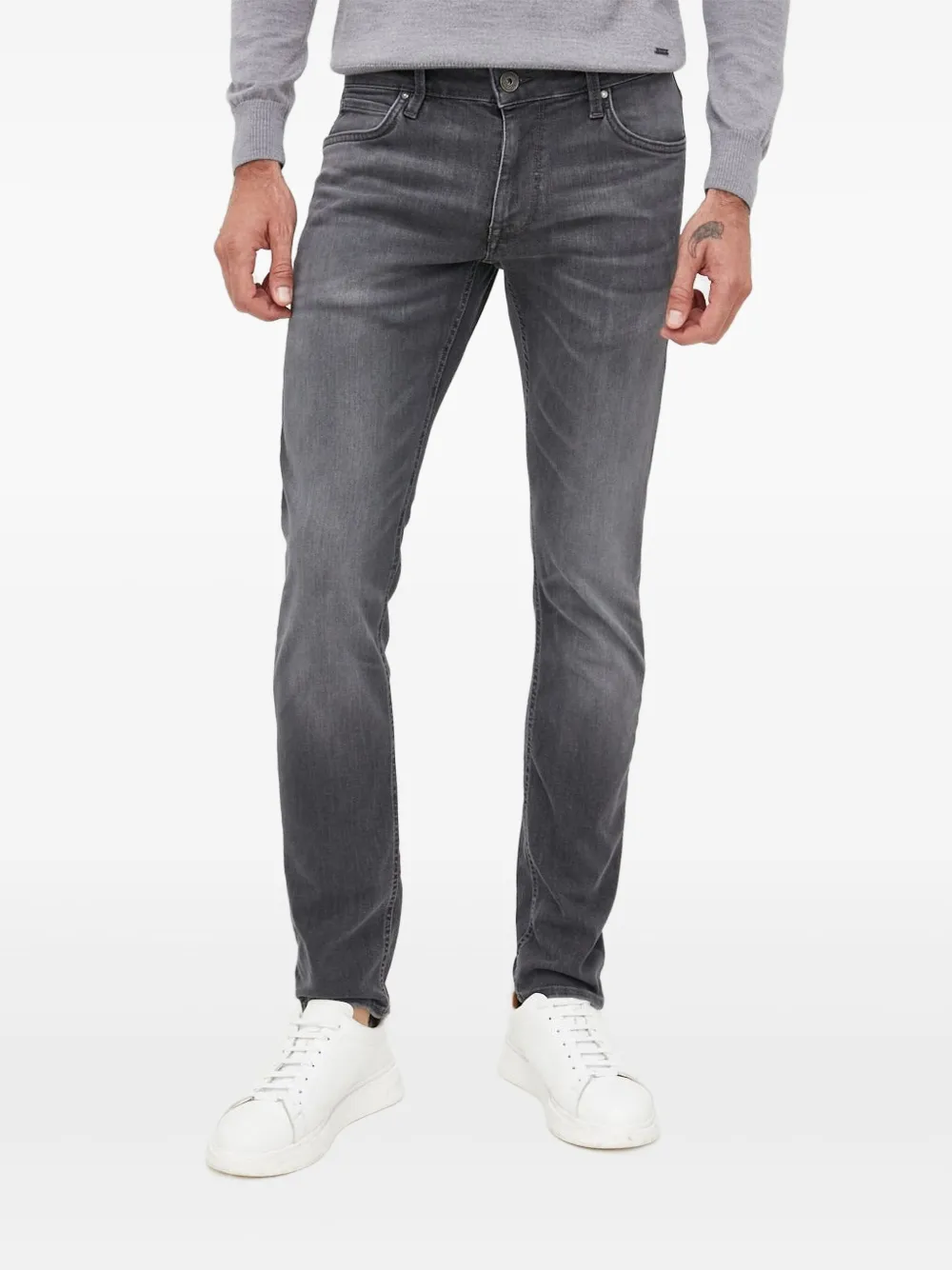 Джинсы с кожаными заплатками Joop!, серый
Джинсы с кожаными заплатками Joop!, серый