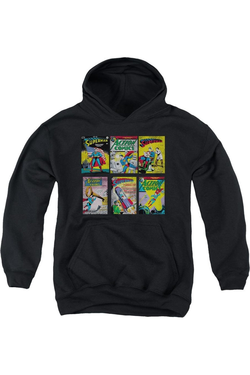 Супермен худи с капюшоном для молодежи Gildan, черный
Супермен худи с капюшоном для молодежи Gildan, черный