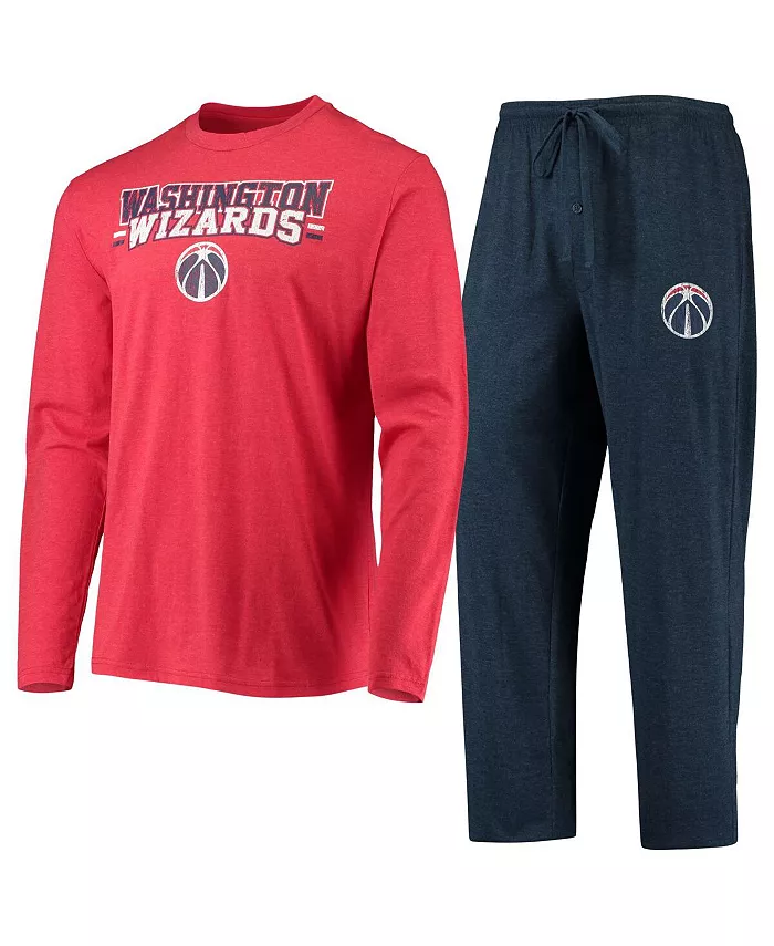 Мужской синий и красный комплект для сна Washington Wizards с длинным рукавом: футболка и брюки Concepts Sport
Мужской синий и красный комплект для сна Washington Wizards с длинным рукавом: футболка и брюки Concepts Sport