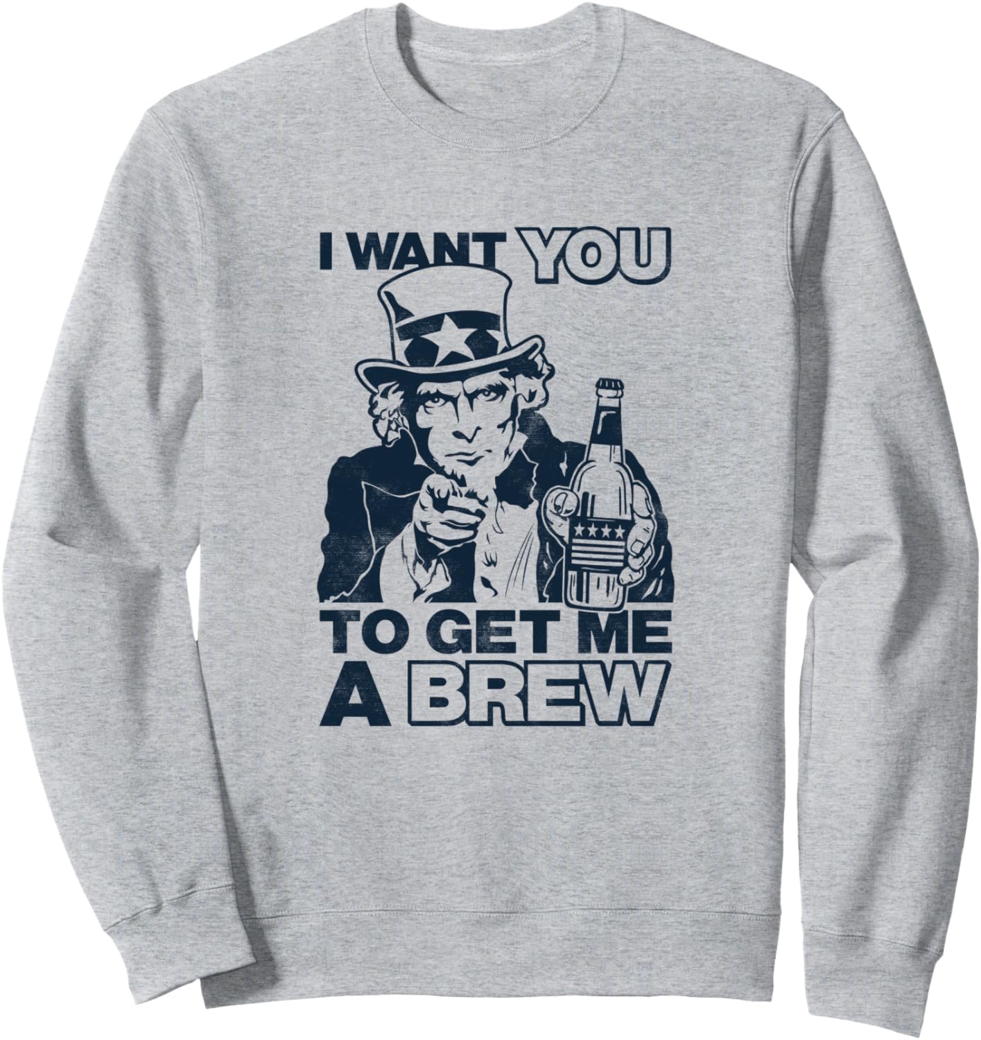 Я хочу, чтобы ты принес мне пиво. Патриотическая толстовка с изображением дяди Сэма Trendy Apparel, серый
Я хочу, чтобы ты принес мне пиво. Патриотическая толстовка с изображением дяди Сэма Trendy Apparel, серый