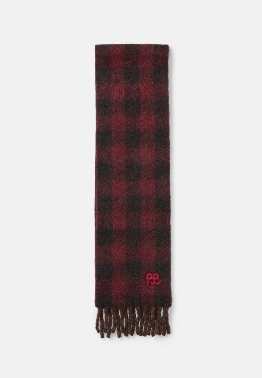 Шарф RUSLAN BAGINSKIY LOGO FRINGED SCARF, Black/Red/Black
Шарф RUSLAN BAGINSKIY LOGO FRINGED SCARF, Black/Red/Black