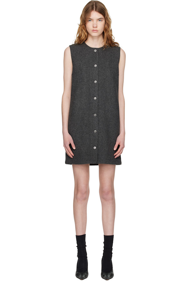 Серое мини-платье A.P.C., Heathered Anthracite
Серое мини-платье A.P.C., Heathered Anthracite