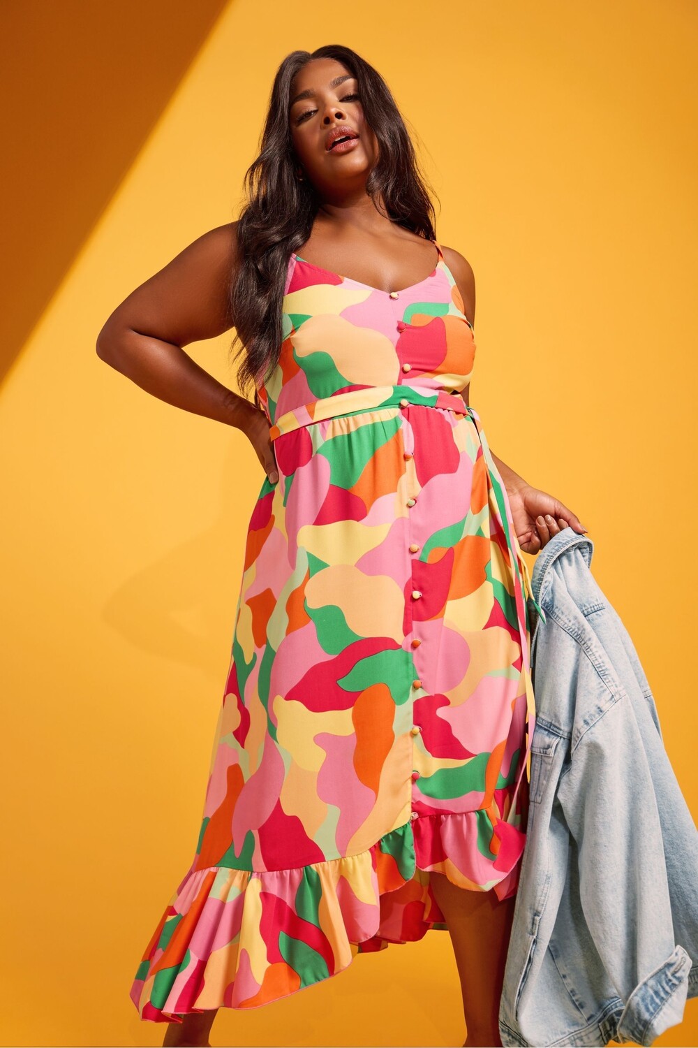 Платье с оборками по подолу Yours, розовый
Платье с оборками по подолу Yours, розовый