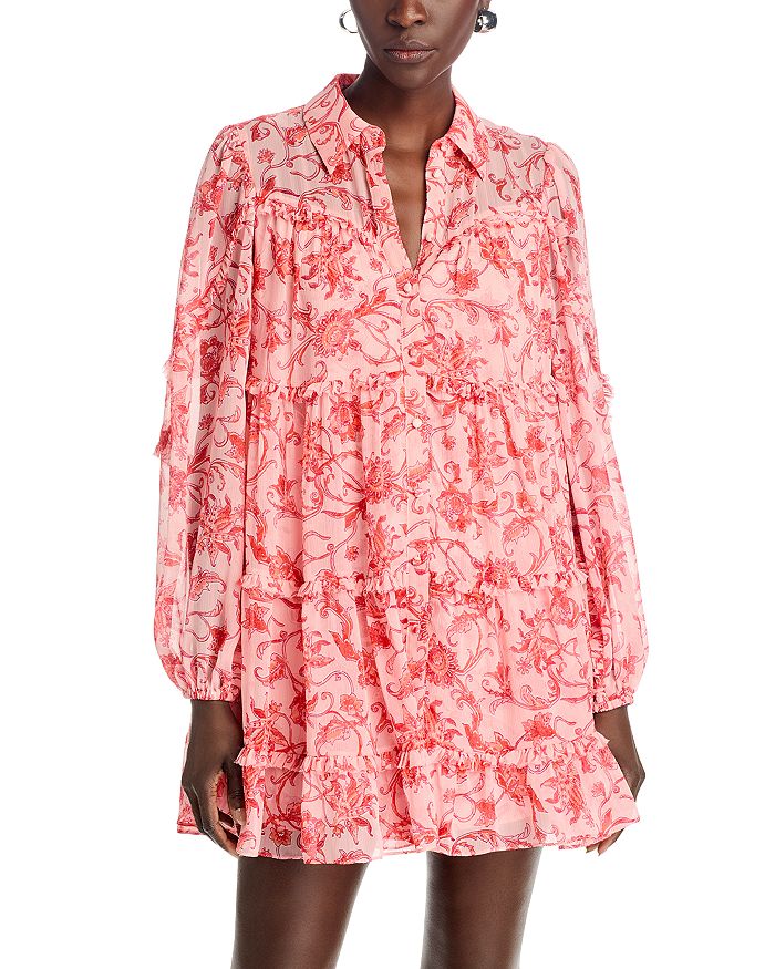 Платье Кеннеди с узором «Пейсли» Cinq à Sept, розовый
Платье Кеннеди с узором «Пейсли» Cinq à Sept, розовый