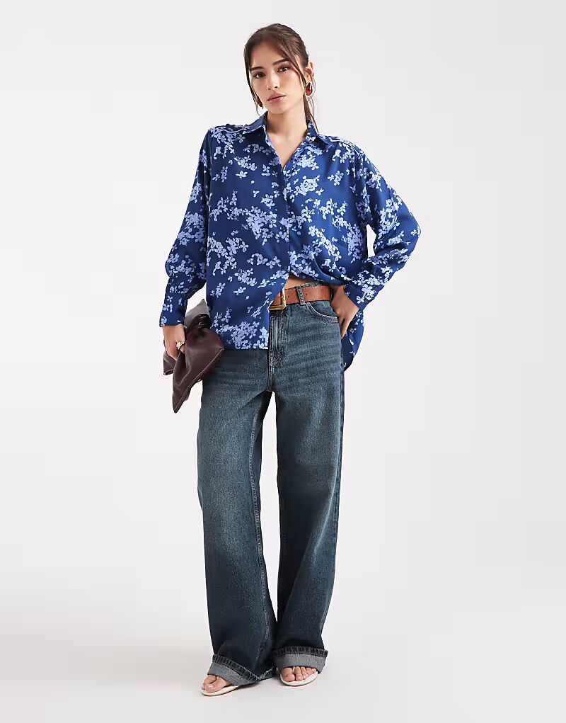 Рубашка с принтом «Дельфин» синего цвета French Connection
Рубашка с принтом «Дельфин» синего цвета French Connection