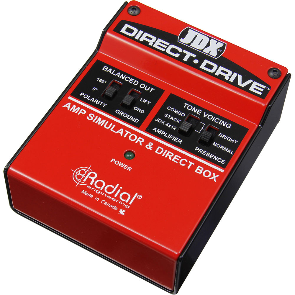 Директ-бокс Radial Engineering JDX Direct Drive Amp Simulator and R800 1404
Директ-бокс Radial Engineering JDX Direct Drive Amp Simulator and R800 1404