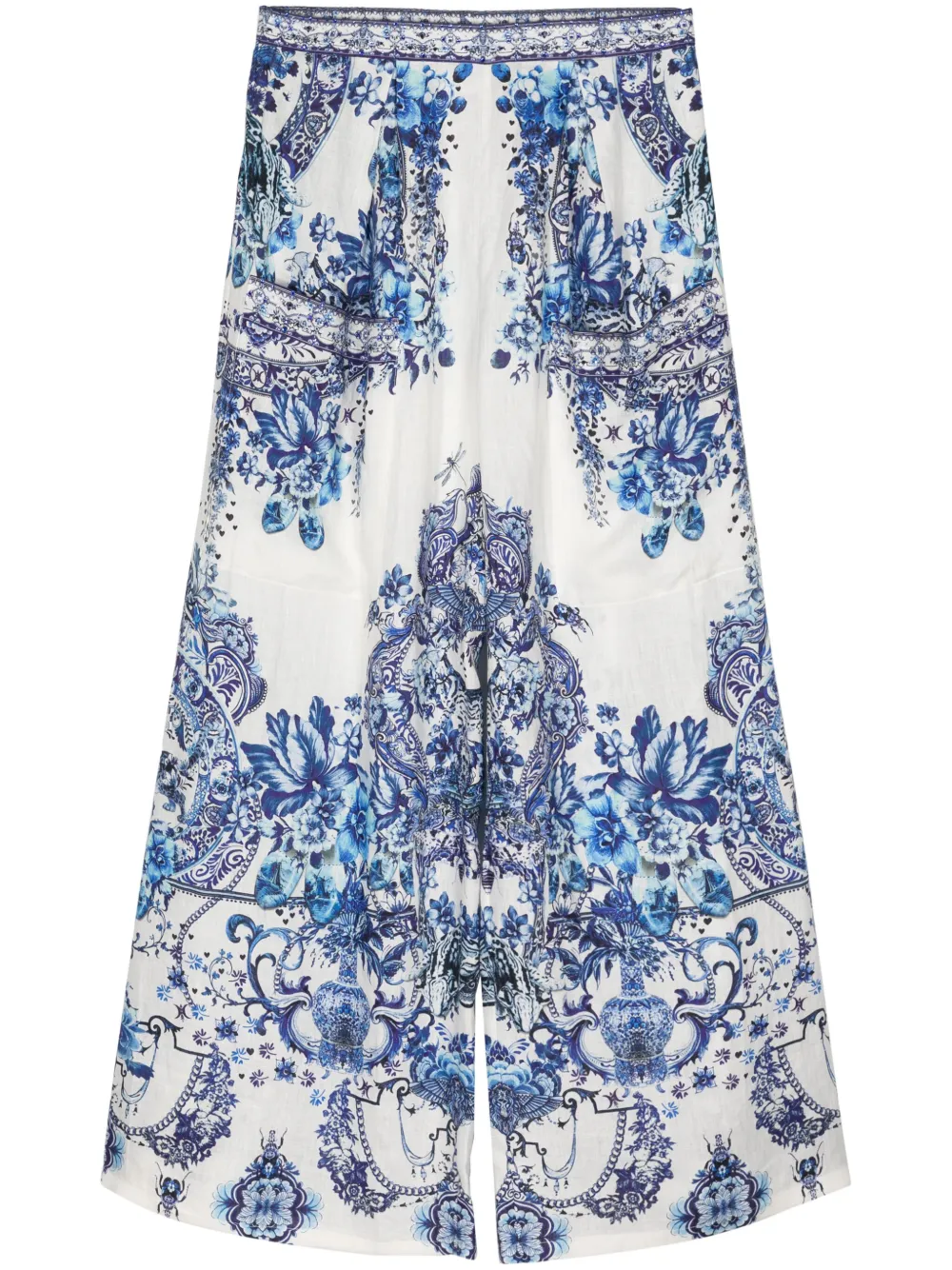 Широкие брюки с принтом Camilla, белый
Широкие брюки с принтом Camilla, белый