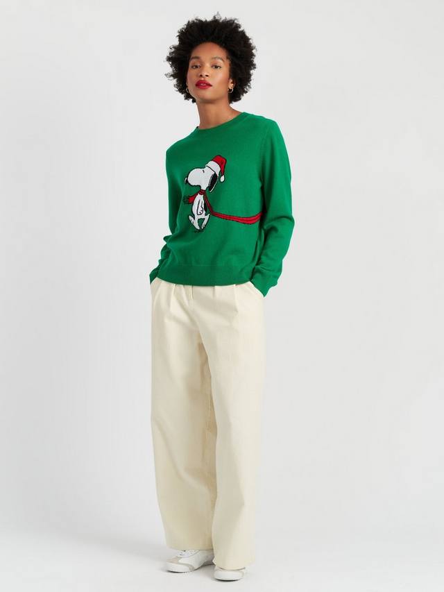 Рождественский свитер Snoopy Santa Wool Rich Chinti & Parker, Green
Рождественский свитер Snoopy Santa Wool Rich Chinti & Parker, Green