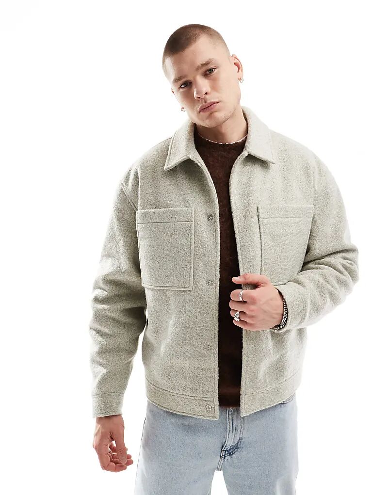 Куртка харрингтон из шерсти зеленого цвета ASOS DESIGN, Зеленый, Куртка харрингтон из шерсти зеленого цвета ASOS DESIGN
Куртка харрингтон из шерсти зеленого цвета ASOS DESIGN, Зеленый, Куртка харрингтон из шерсти зеленого цвета ASOS DESIGN