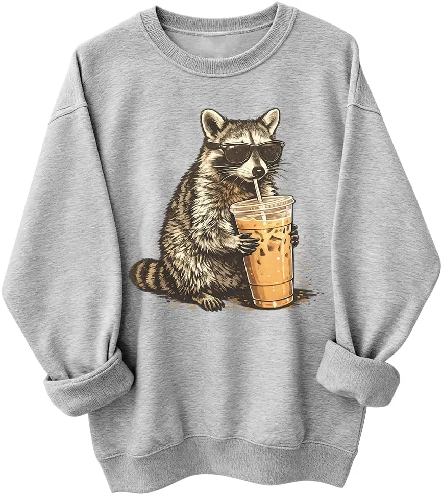 Свитшот с енотом, пьющим айс-кофе waqulks
Свитшот с енотом, пьющим айс-кофе waqulks