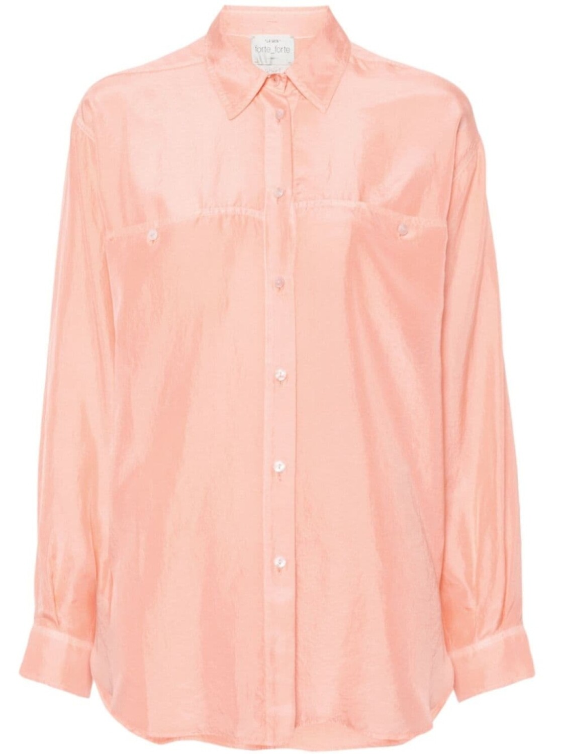 Forte Forte легкая шелковая рубашка, розовый 
Forte Forte легкая шелковая рубашка, розовый