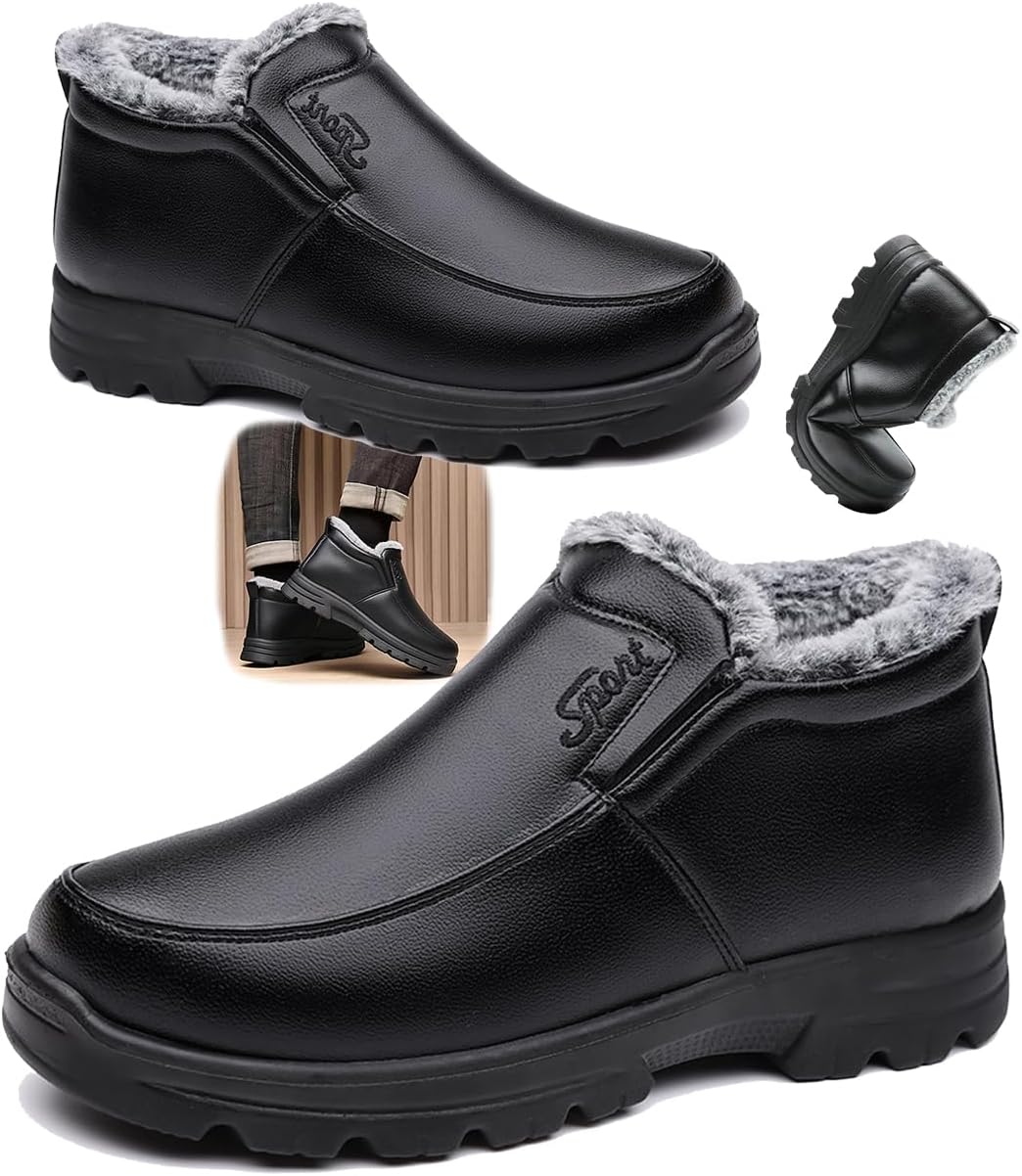 Мужские зимние низкие сапоги на меху с подкладкой, противоскользящие, водонепроницаемые, для улицы, легкие, повседневные кроссовки-лоферы для ходьбы Generic, черный
Мужские зимние низкие сапоги на меху с подкладкой, противоскользящие, водонепроницаемые, для улицы, легкие, повседневные кроссовки-лоферы для ходьбы Generic, черный