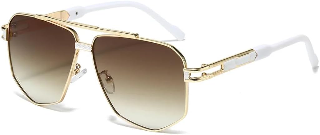 Солнцезащитные очки с защитой UV400 | Двойные перемычки с градиентным переходом | для женщин и мужчин, для занятий спортом на открытом воздухе и вождения DSVIGF, Gold Tea
Солнцезащитные очки с защитой UV400 | Двойные перемычки с градиентным переходом | для женщин и мужчин, для занятий спортом на открытом воздухе и вождения DSVIGF, Gold Tea