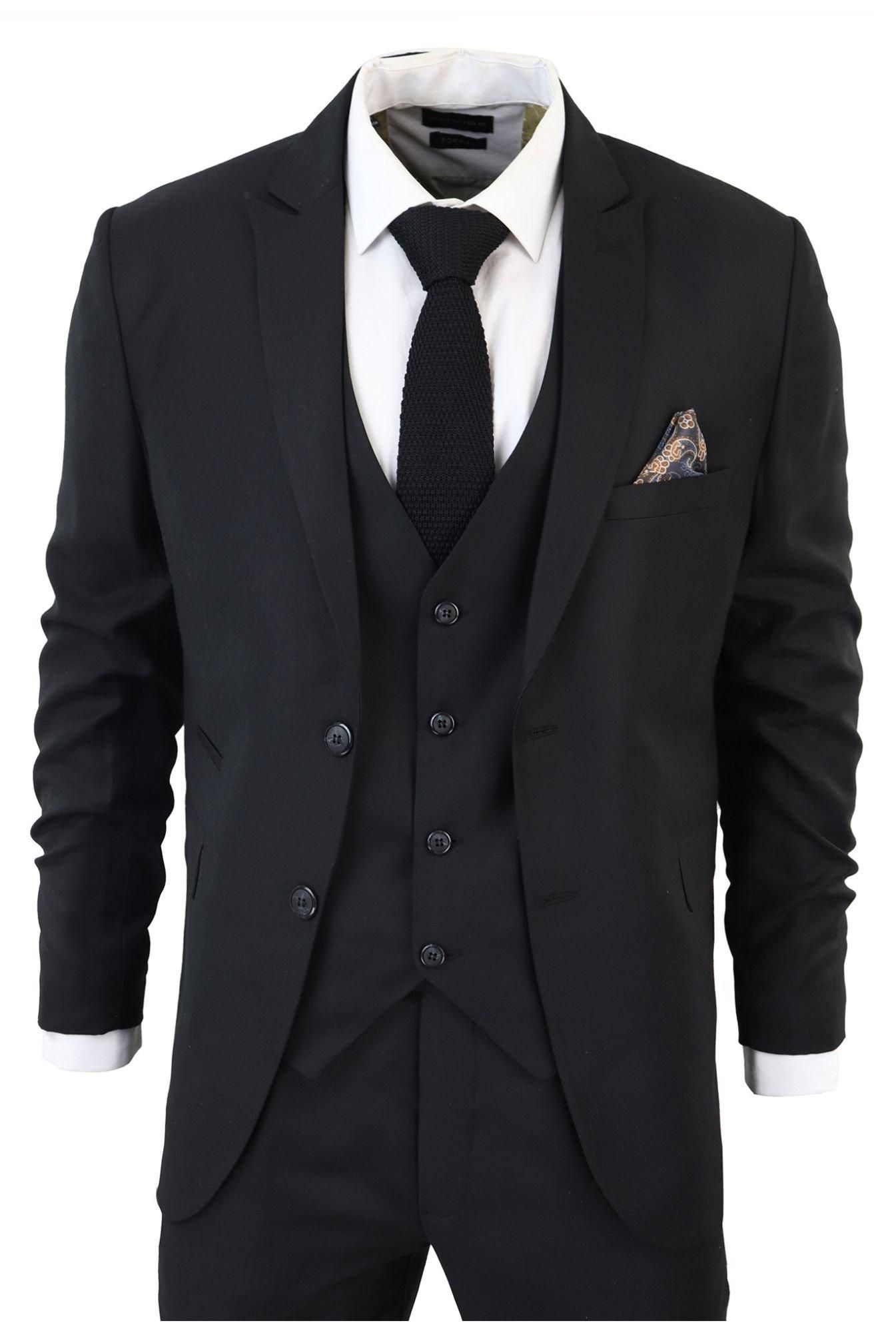 Костюм-тройка классический TruClothing IM1, черный
Костюм-тройка классический TruClothing IM1, черный