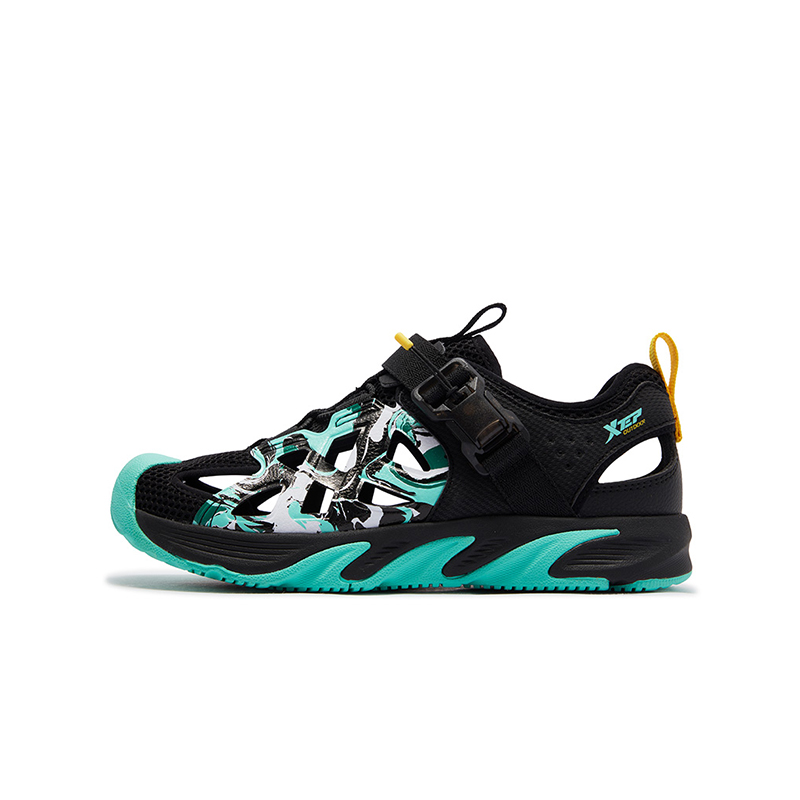 Детские сандалии с низким верхом, нескользящие и дышащие XTEP, черный/зеленый
Детские сандалии с низким верхом, нескользящие и дышащие XTEP, черный/зеленый