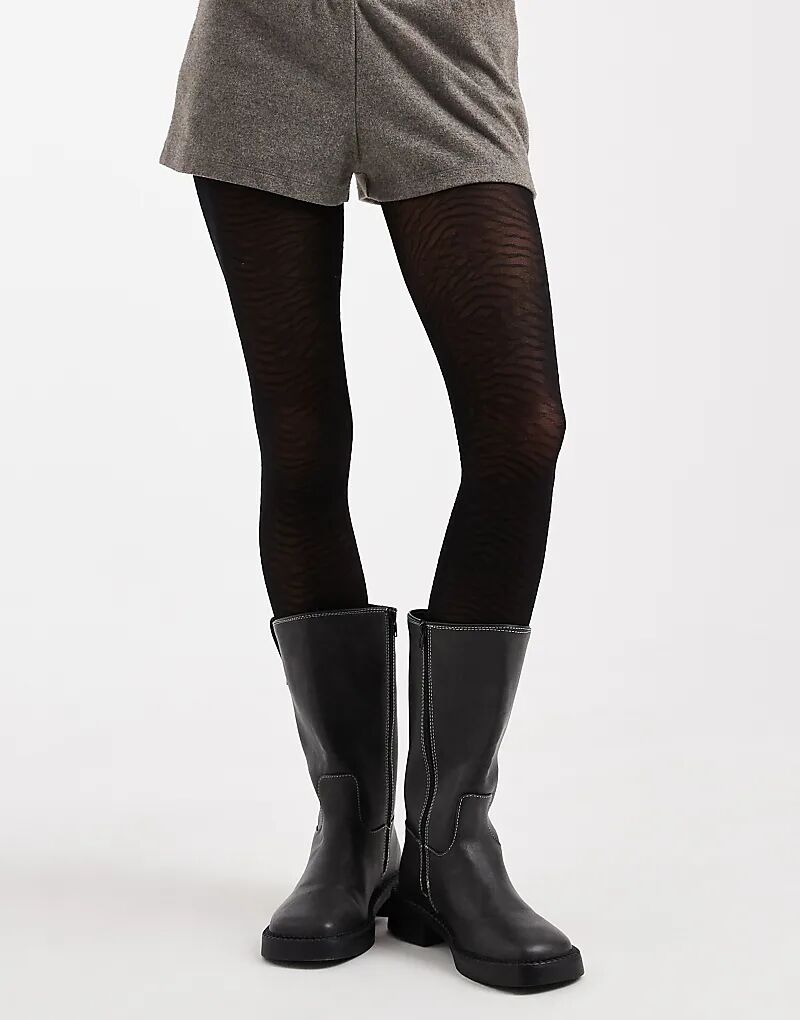 Колготки Pretty Polly с принтом зебры черного цвета
Колготки Pretty Polly с принтом зебры черного цвета