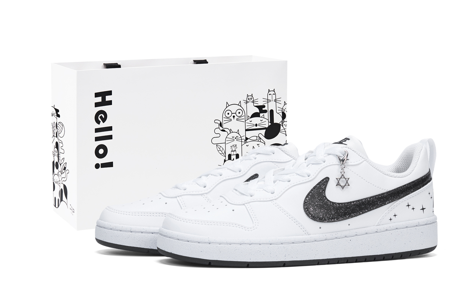 Court Borough Slip Resistant, Abrasion Resistant, Lightweight Cushioning, Breathable Low top Nike, белый черный (special shopping bag)
Court Borough Slip Resistant, Abrasion Resistant, Lightweight Cushioning, Breathable Low top Nike, белый черный (special shopping bag)