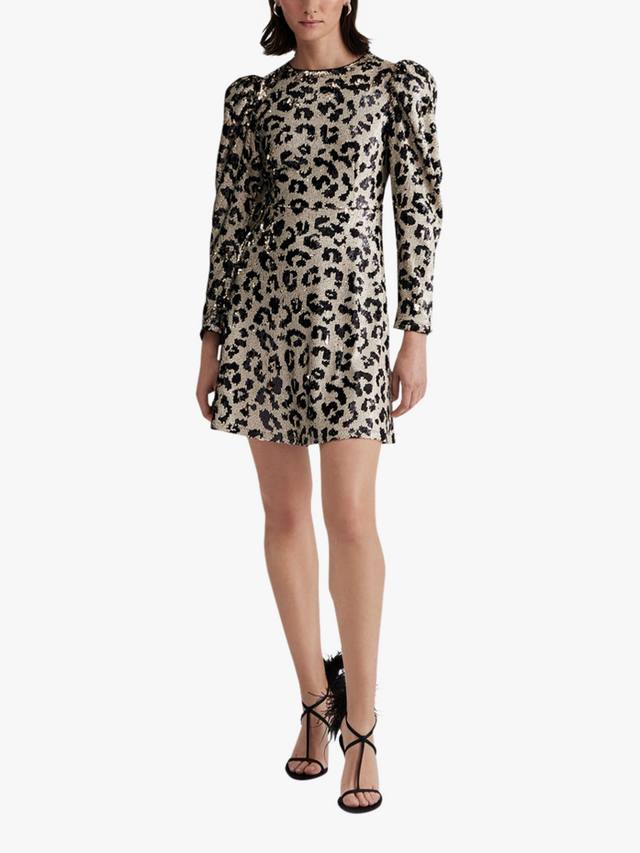 Мини-платье с блестками и животным принтом hollis Malina, разноцветный
Мини-платье с блестками и животным принтом hollis Malina, разноцветный