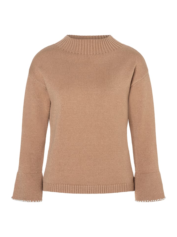 мягкий трикотажный свитер с жемчужной отделкой теплого верблюжьего цвета More & More
мягкий трикотажный свитер с жемчужной отделкой теплого верблюжьего цвета More & More