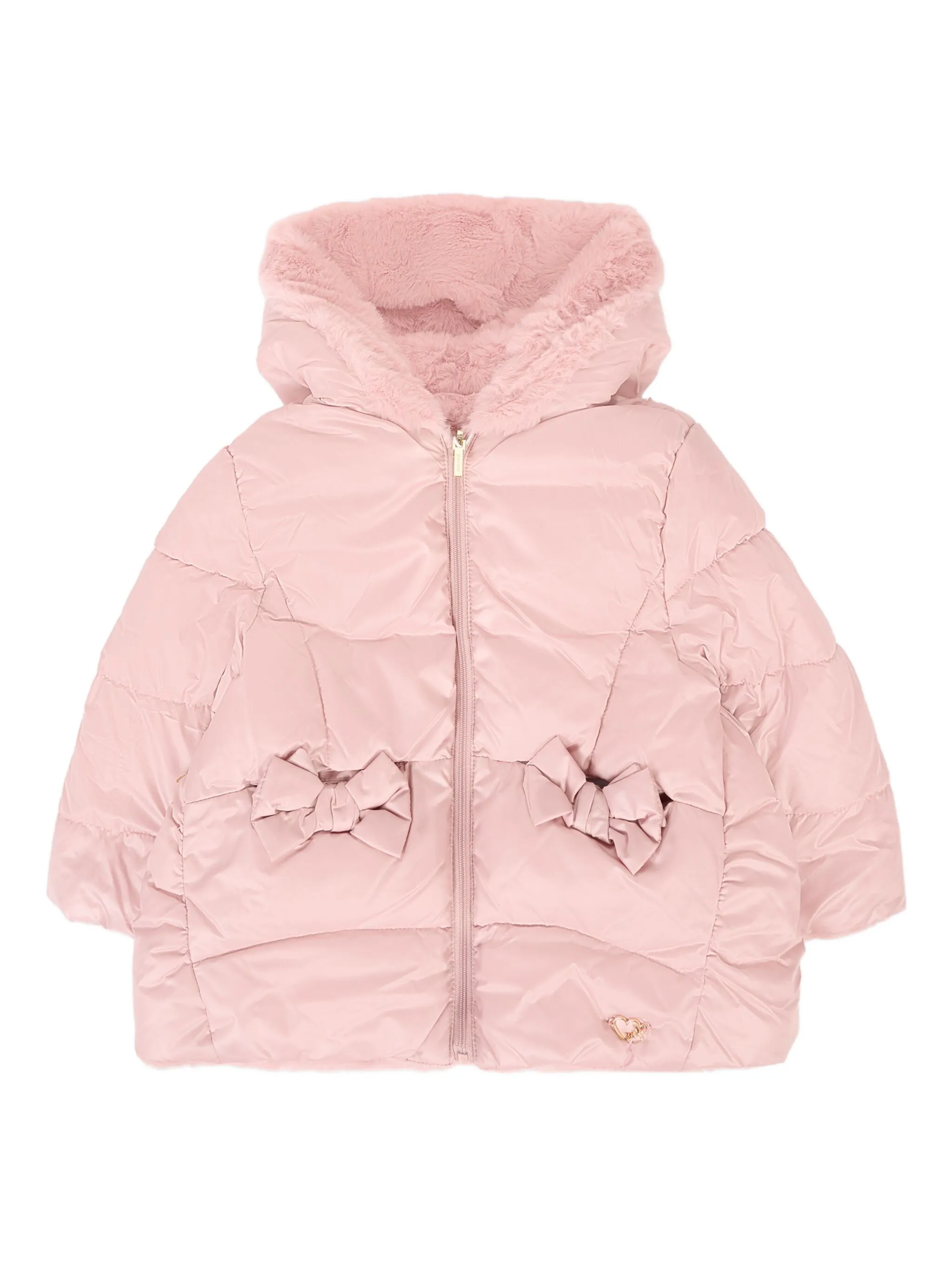 Двусторонняя стеганая куртка с бантом Mayoral, розовый
Двусторонняя стеганая куртка с бантом Mayoral, розовый
